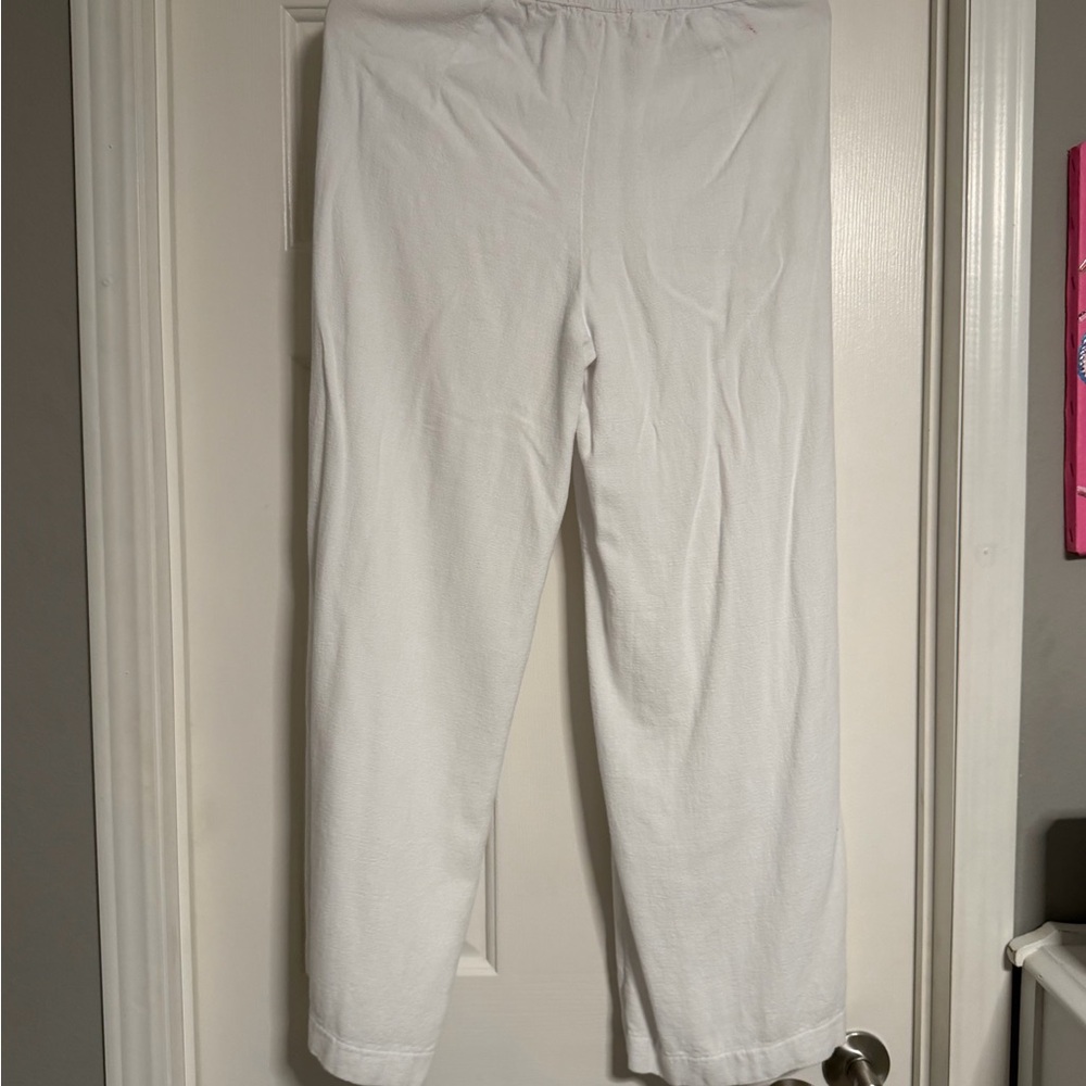 Z Supply White Cropped Lounge Pants